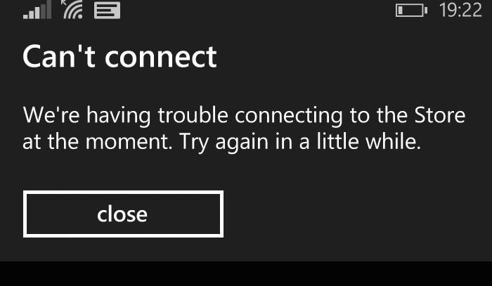Can't Connect 