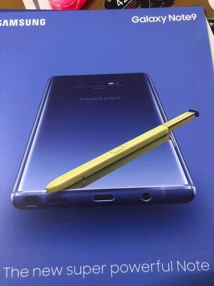 Samsung Galaxy Note 9.